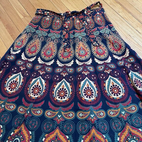 Unbranded Maxi Wrap Skirt Printed Tribal Ethnic Indian Pattern One Size Cotton - Picture 16 of 16